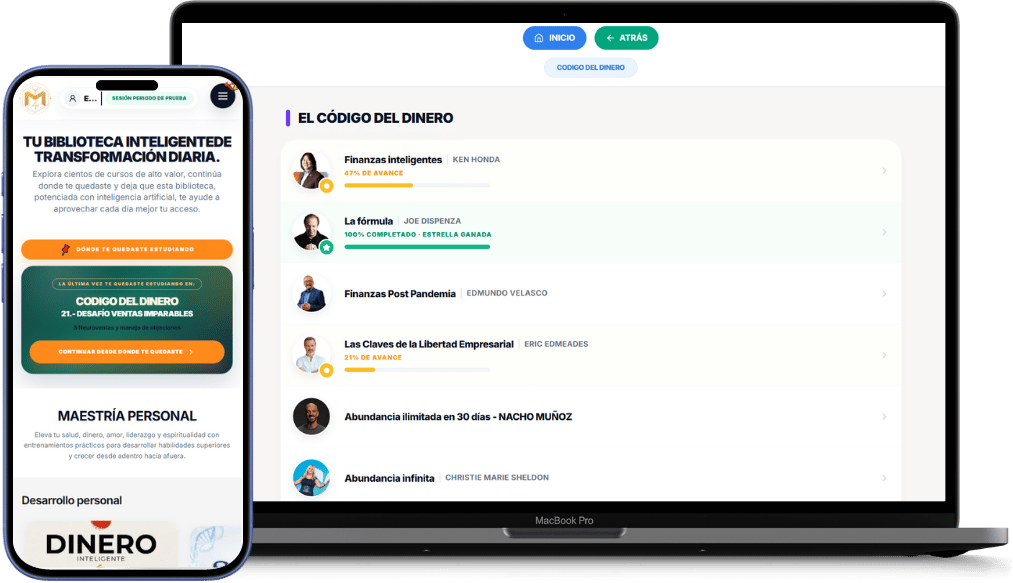 Avance marcado dentro de Mentorify